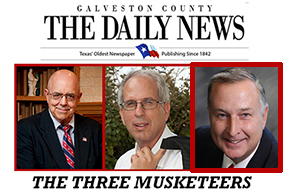 Header Graphic of Bill Sargent, Mark Mansius, and John Gay, the Three Musketeers